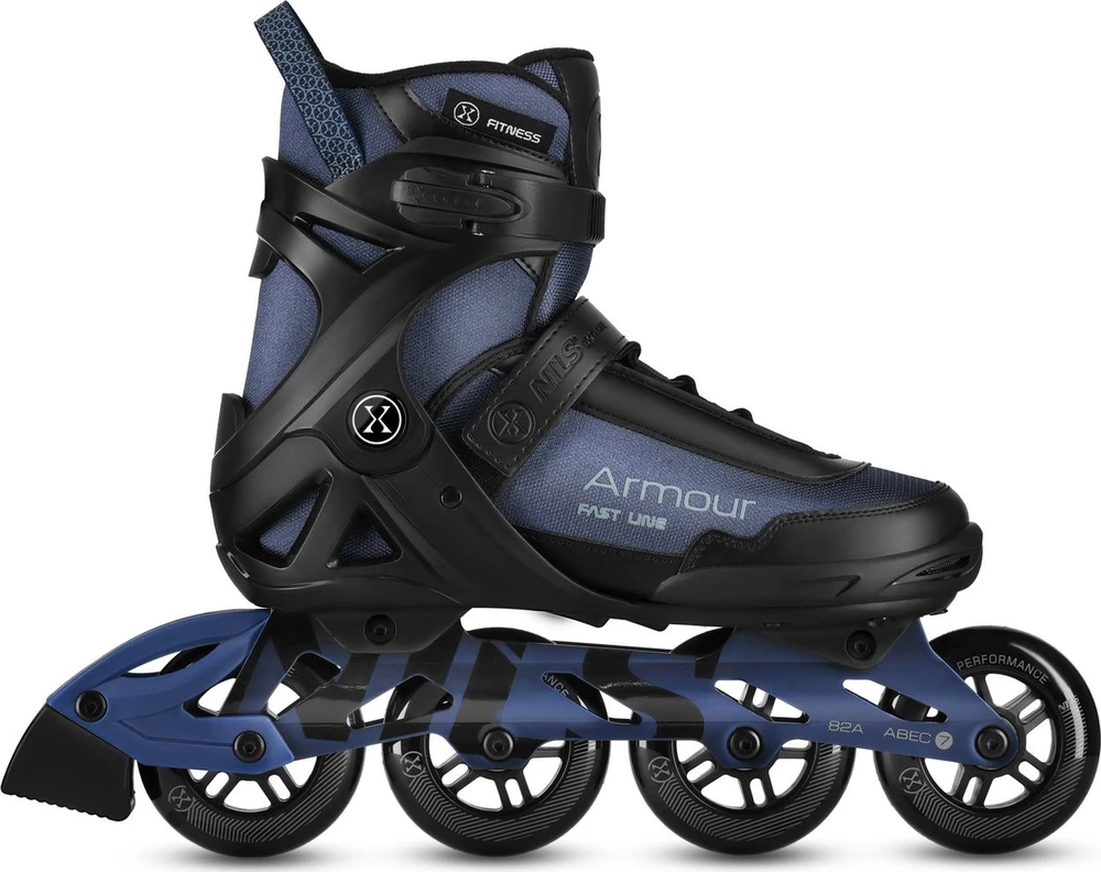 Riedučiai NA22151 Armour, juodi, 38 dydis, Nils Extreme