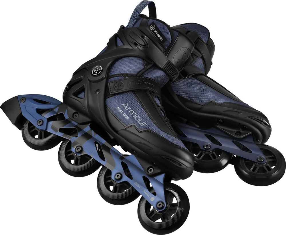 Riedučiai NA22151 Armour, juodi, 38 dydis, Nils Extreme