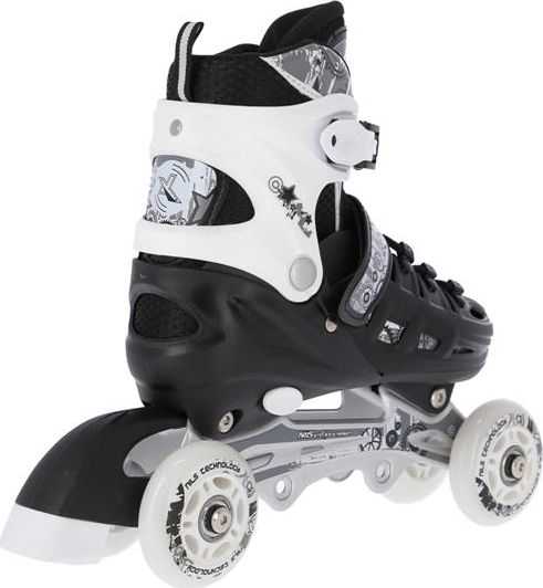 Riedučiai/pačiūžos Nils Extreme NH10905 juodi - PU70 mm/82A (S 31-34)