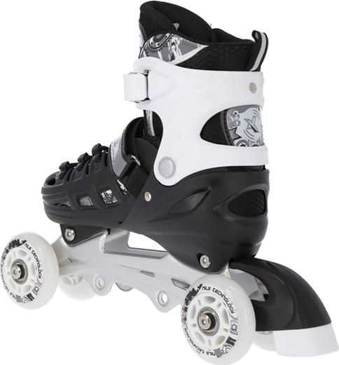 Riedučiai/pačiūžos Nils Extreme NH10905 juodi - PU70 mm/82A (S 31-34)
