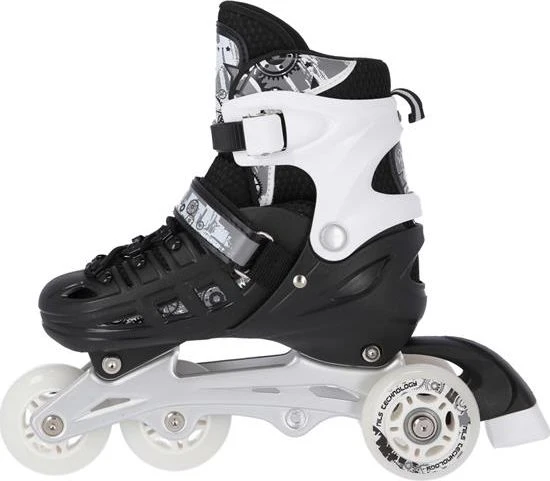 Riedučiai/pačiūžos Nils Extreme NH10905 juodi - PU70 mm/82A (S 31-34)