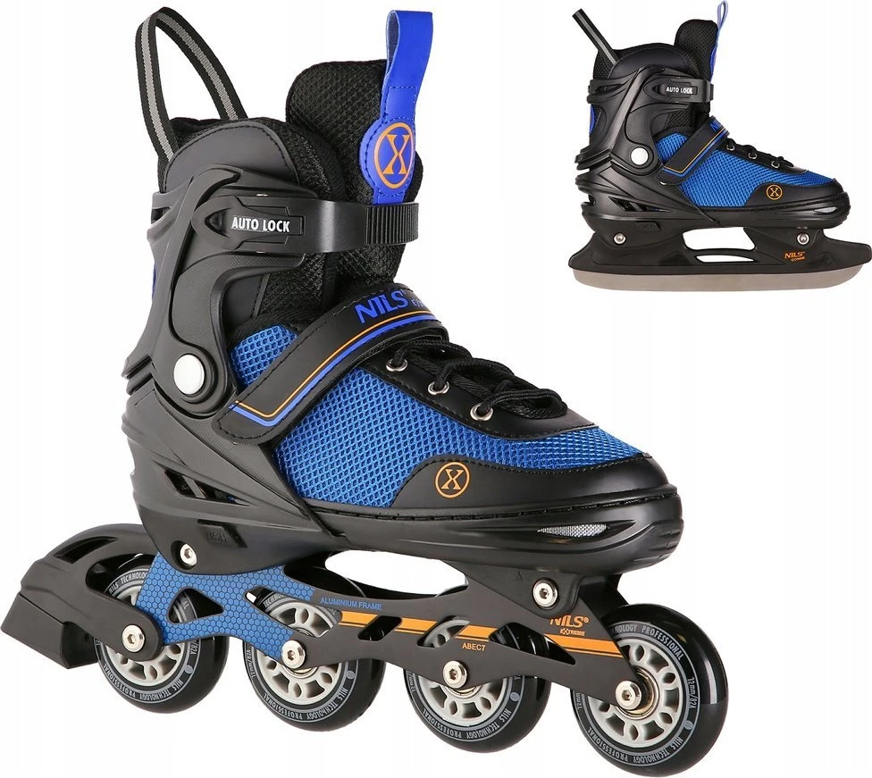 Nils Extreme 2in1 riedučiai / ledo ritulio pačiūžos NH18188