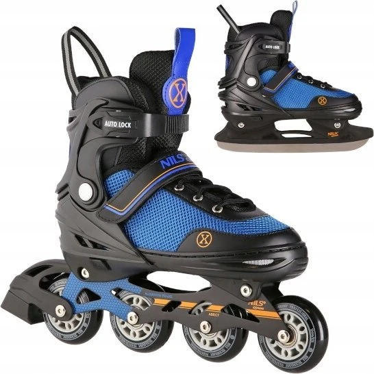 Nils Extreme 2in1 riedučiai / ledo ritulio pačiūžos NH18188