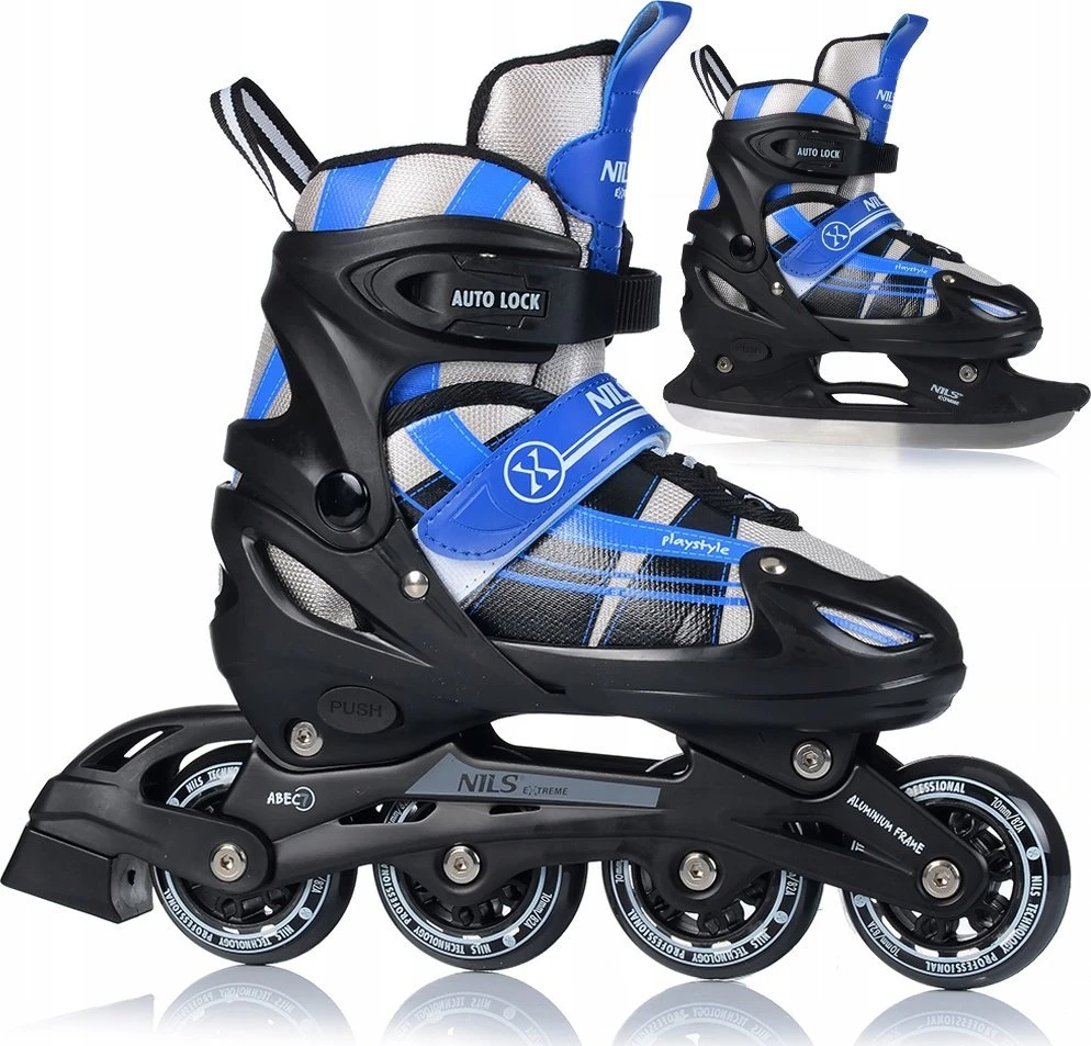 Nils Extreme NH18366A 2in1 riedučiai / ledo ritulio pačiūžos