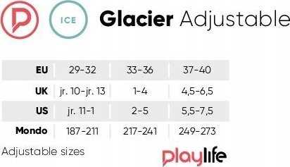 Riedučiai Playlife Playlife Skates Glacier Dydis 29 - 32