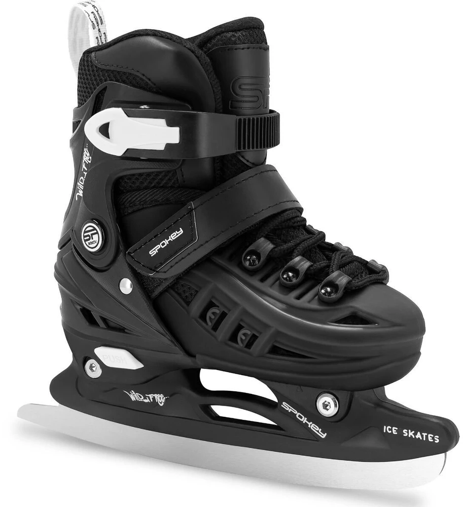 Pačiūžos - riedučiai Spokey 4ONE 944646, juodi, 34-38