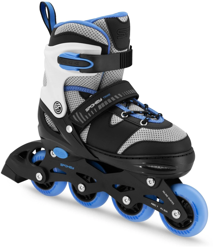 Riedučiai Spokey Trixie 944630, mėlyni/juodi, 35-38
