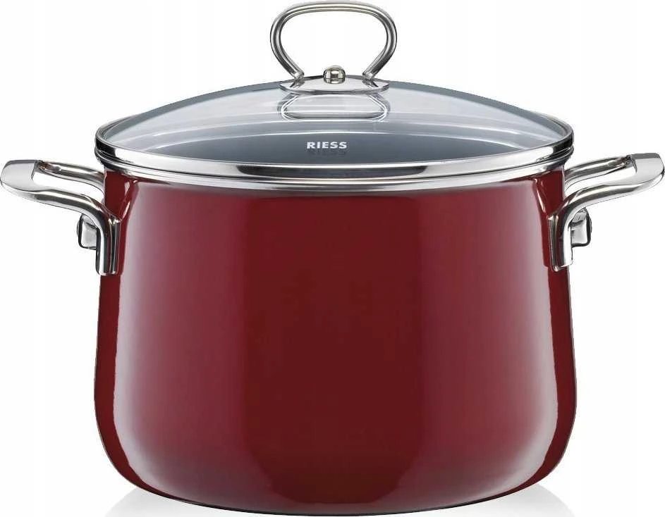Riess Puodas Riess aukštas su pokryw? 24cm Rosso