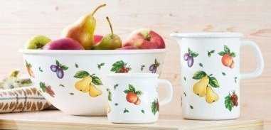 Riess RIESS - Puodelis su dziubkiem 0,75l Fruit Garden