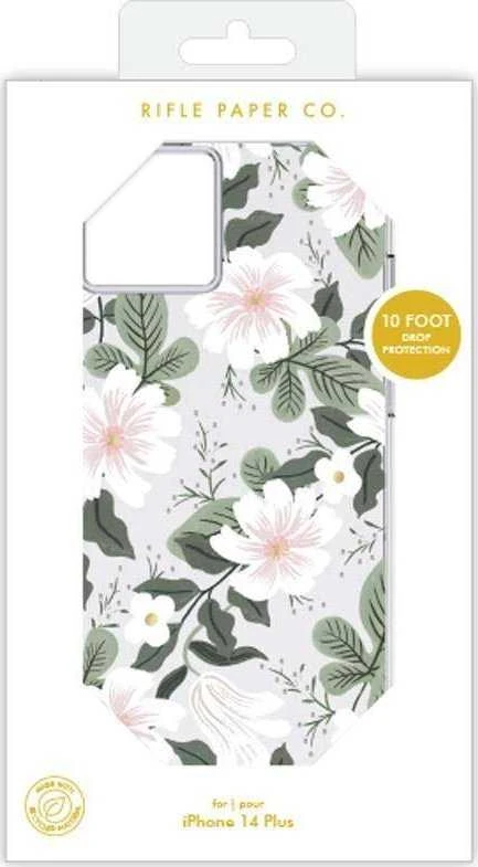 Rifle Paper Clear - dėklas skirtas Apple iPhone 14 Plus Willow