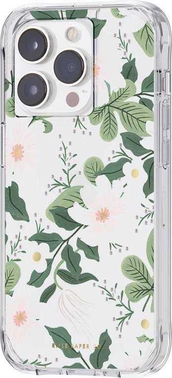 Rifle Paper Clear - dėklas skirtas Apple iPhone 14 Pro Willow