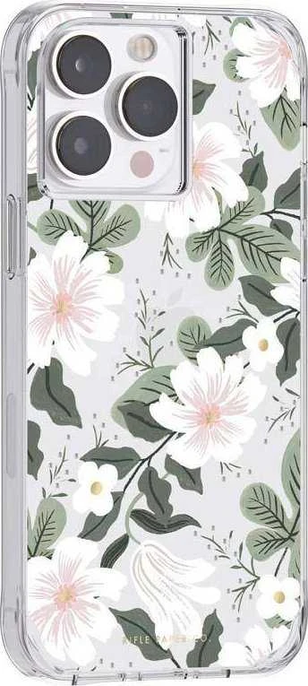 Rifle Paper Clear - dėklas skirtas Apple iPhone 14 Pro Max Willow