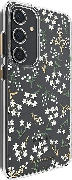 Rifle Paper Clear - Samsung Galaxy S24+ dėklas Petite Fleurs