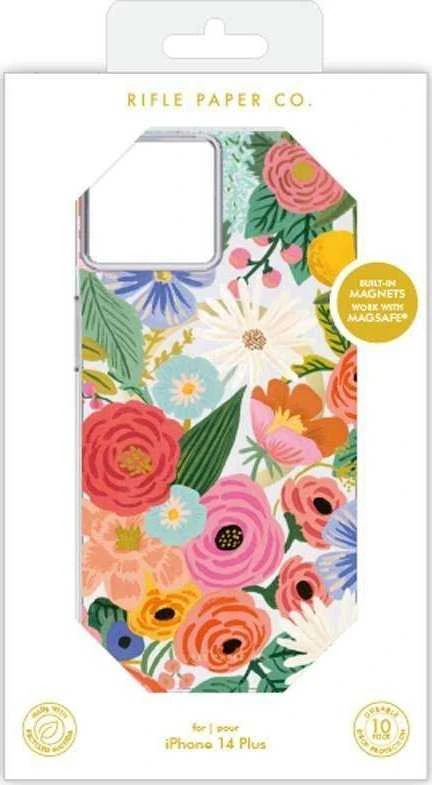 Rifle Paper Clear MagSafe - dėklas skirtas Apple iPhone 14 Plus Garden Party Blush