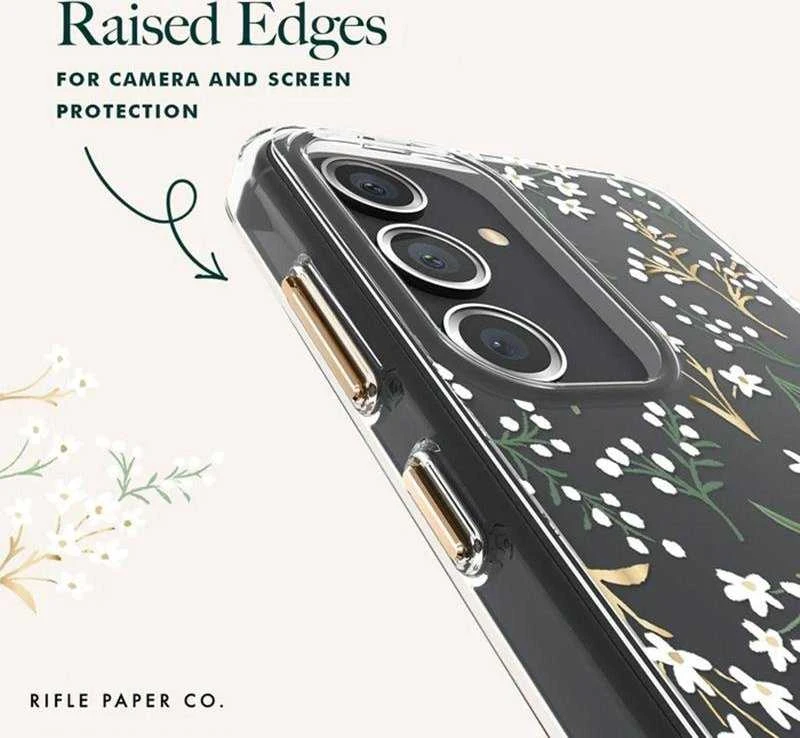 Rifle Paper Clear - Samsung Galaxy S24+ dėklas Petite Fleurs