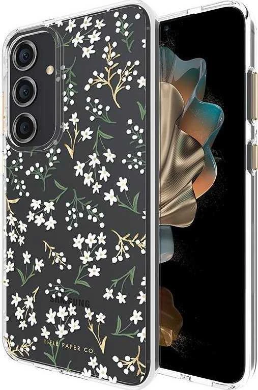 Rifle Paper Clear - Samsung Galaxy S24+ dėklas Petite Fleurs