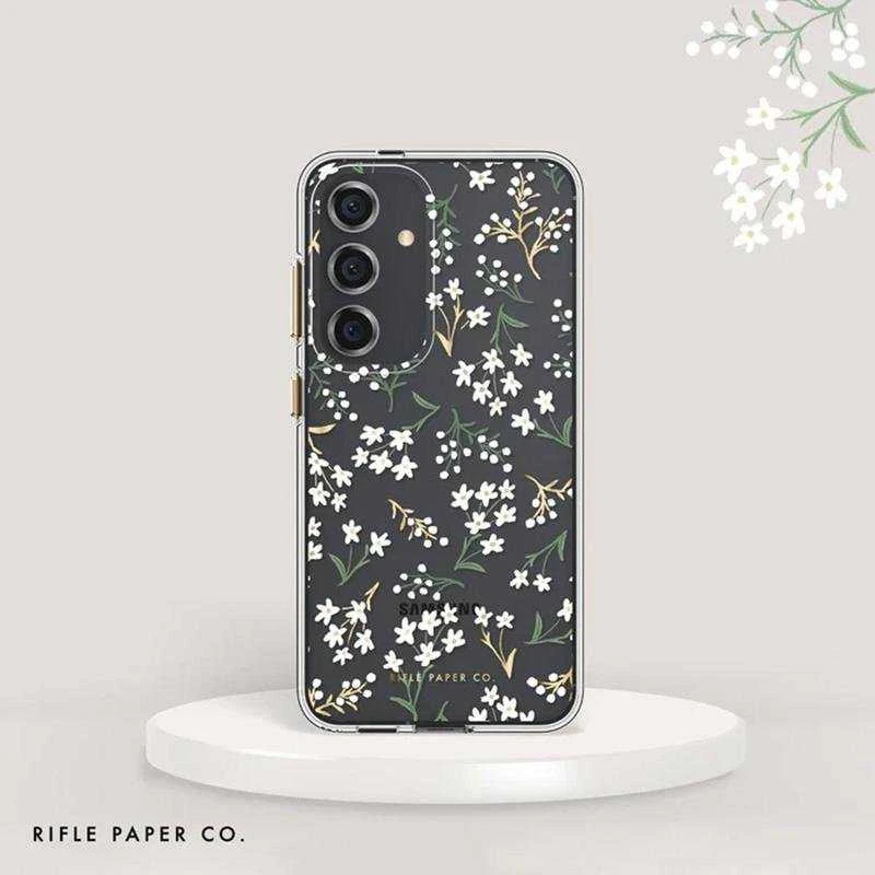 Rifle Paper Clear - Samsung Galaxy S24+ dėklas Petite Fleurs