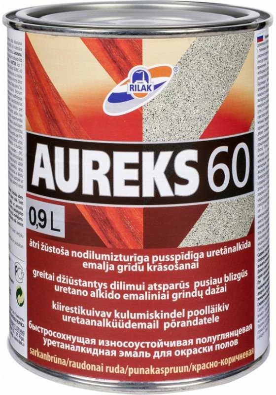 GRINDŲ DAŽAI RILAK AUREKS-60, GELTONAI RUDI 0,9 L