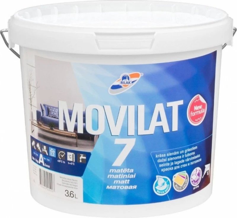 Rilak DISPER VAND DAŽAI MOVILAT-7(C) 3.6L MATINIAI