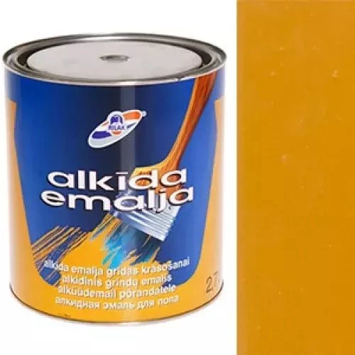 Emaliniai grindų dažai Rilak geltonai rudi 2,7 L