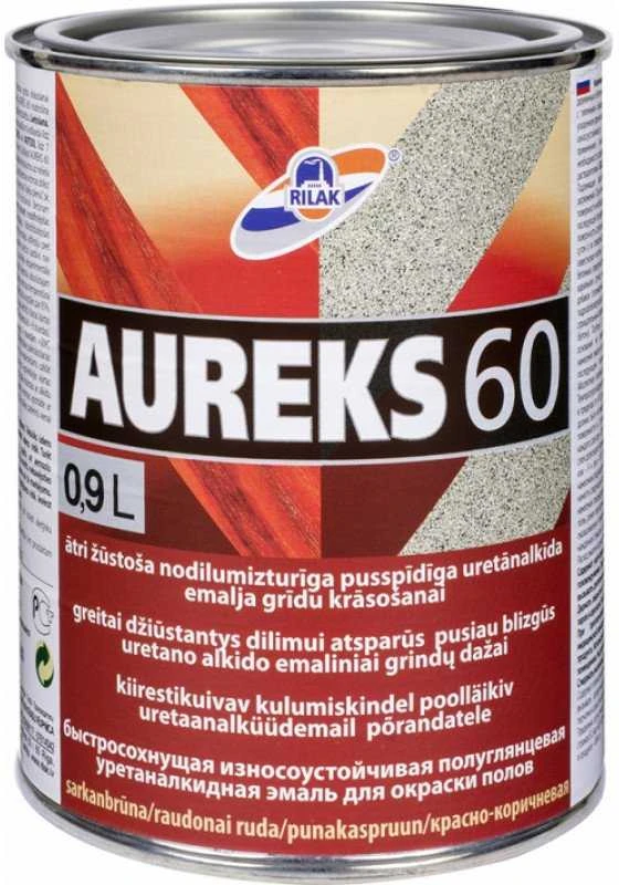 Rilak FLOOR PAINT AUREX-60 0,9L PUNAKASPRUUN