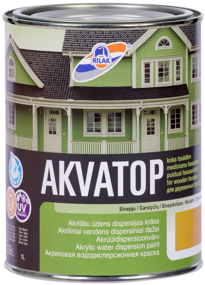 Dažai RILAK AKVATOP C bazė (tonuojami) 900 ml.