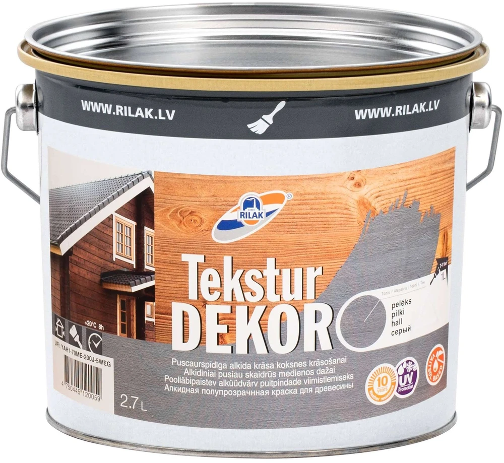 Rilak TEKSTURDEKOR Pilkas (2.7L)