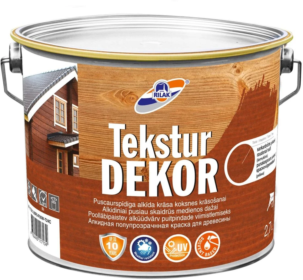 Rilak DAŽAI TEKSTURDEKORS 2.7L RAUD RUDI (ŠERMUKŠNIS)