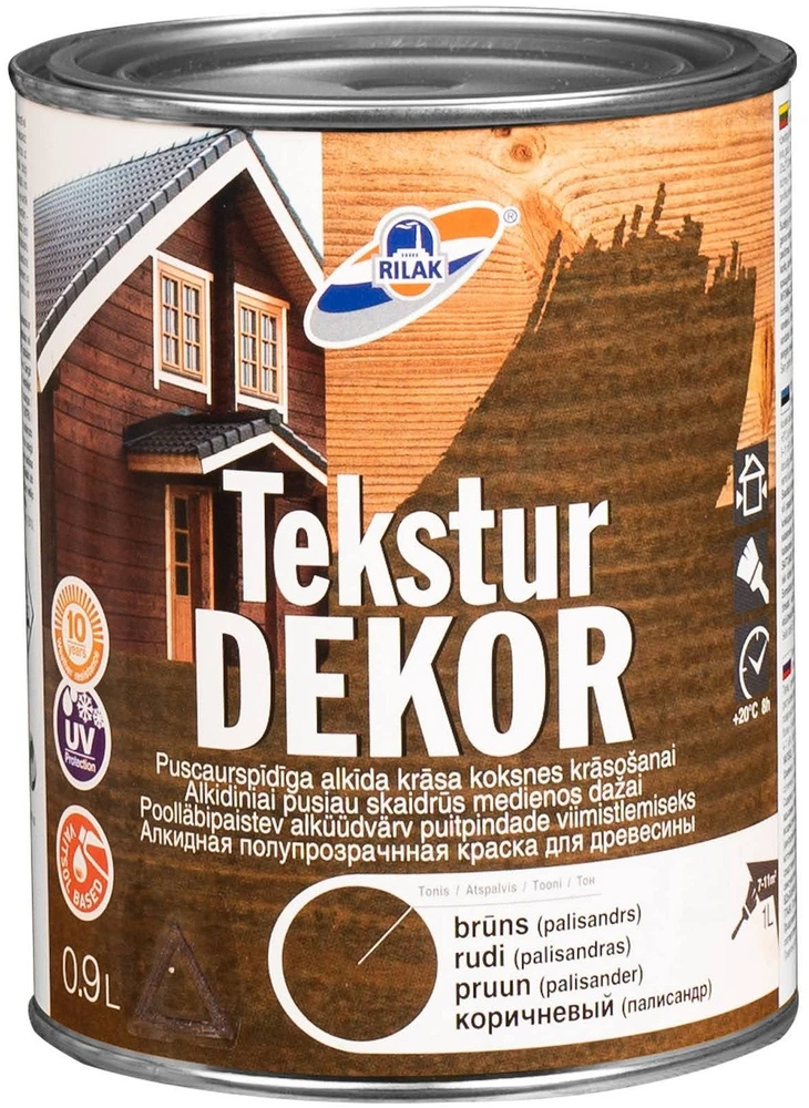 Rilak DAŽAI TEKSTURDEKORS 0.9L RUDI (POLISANDRAS)