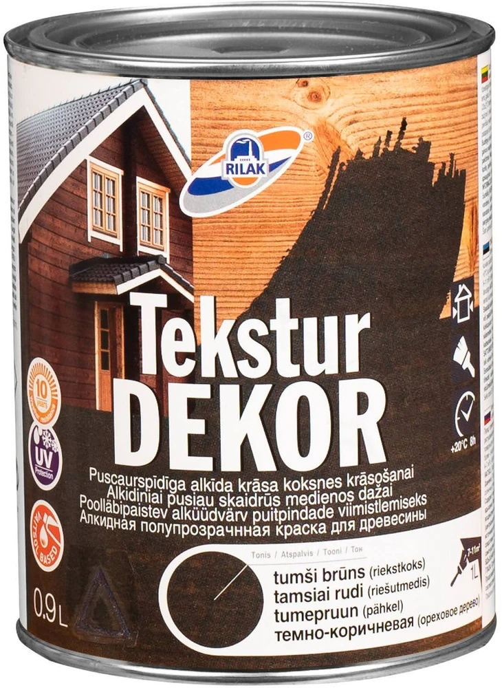 Rilak DAŽAI TEKSTURDEKORS 0.9L T.RUD (RIEŠUTMEDIS)