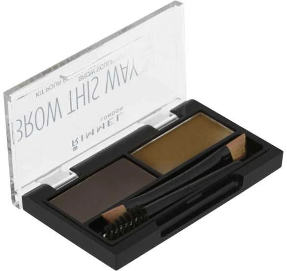 Rimmel London "Rimmel Brow This Way" antakių formavimo rinkinys 003 Dark Brown
