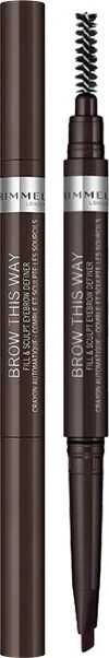 Rimmel London Brow This Way antakių pieštukas 03-Dark Bown 0,, 25 g