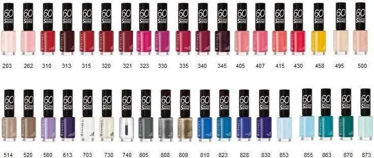 Rimmel London 60 Seconds Super Shine Nagų lakas Moterims 8 ml, 315 Queen of Tarts