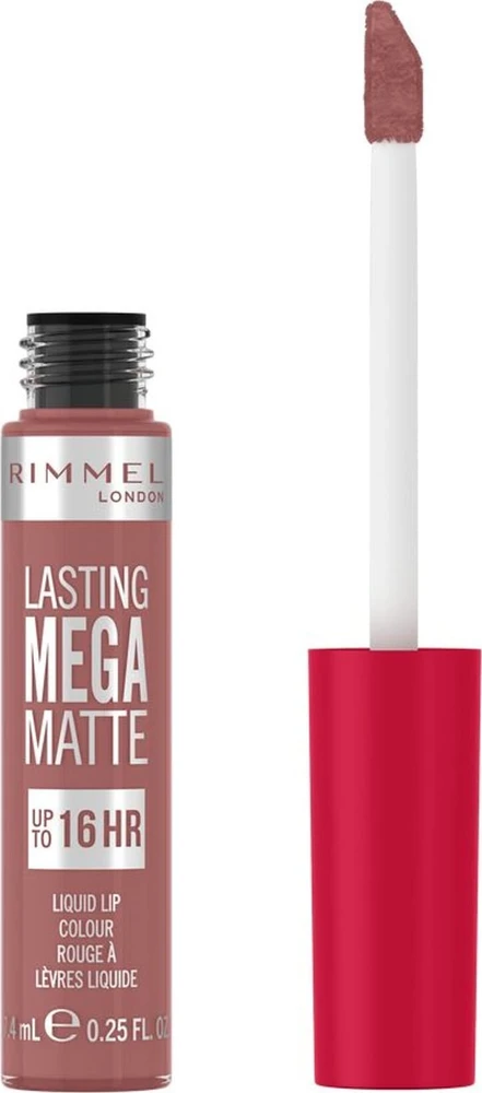 Rimmel London Lasting Mega Matte skysti lūpų dažai 110-Blush 7,4ml