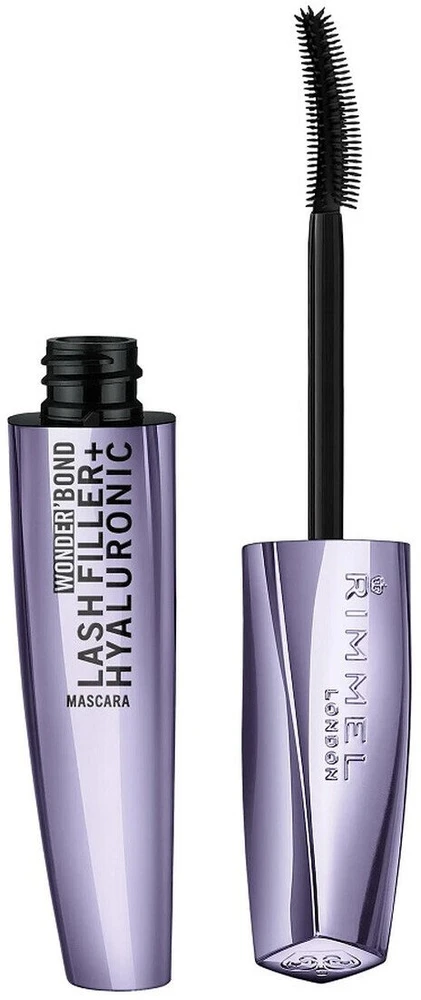 Rimmel Wonder'Bond Lash Filler + Hyaluronic Blakstienų tušas 001 Juodas, 11 ml