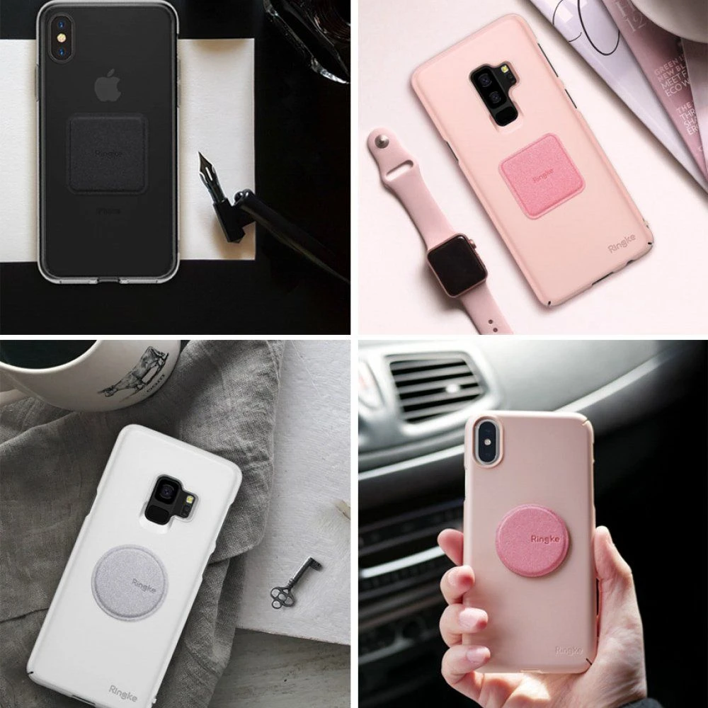 Ringke Płytka metalo sp. do uchwytu magnet2szt. rožinė/pink ACPU0002