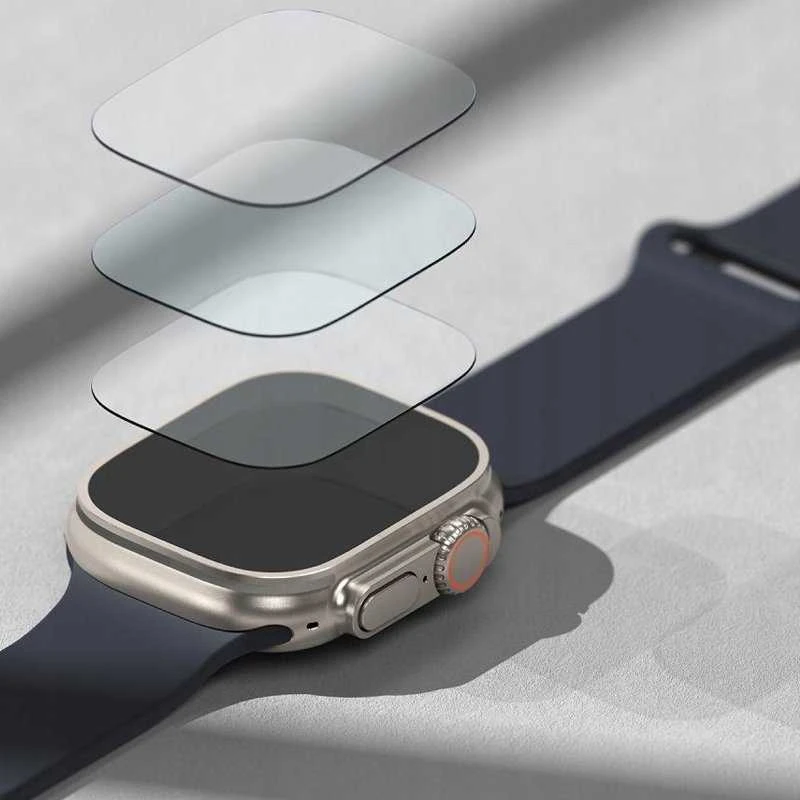 Apsauginis stiklas Apple Watch Ultra 49mm Ringke ID FC Glass 4-pack