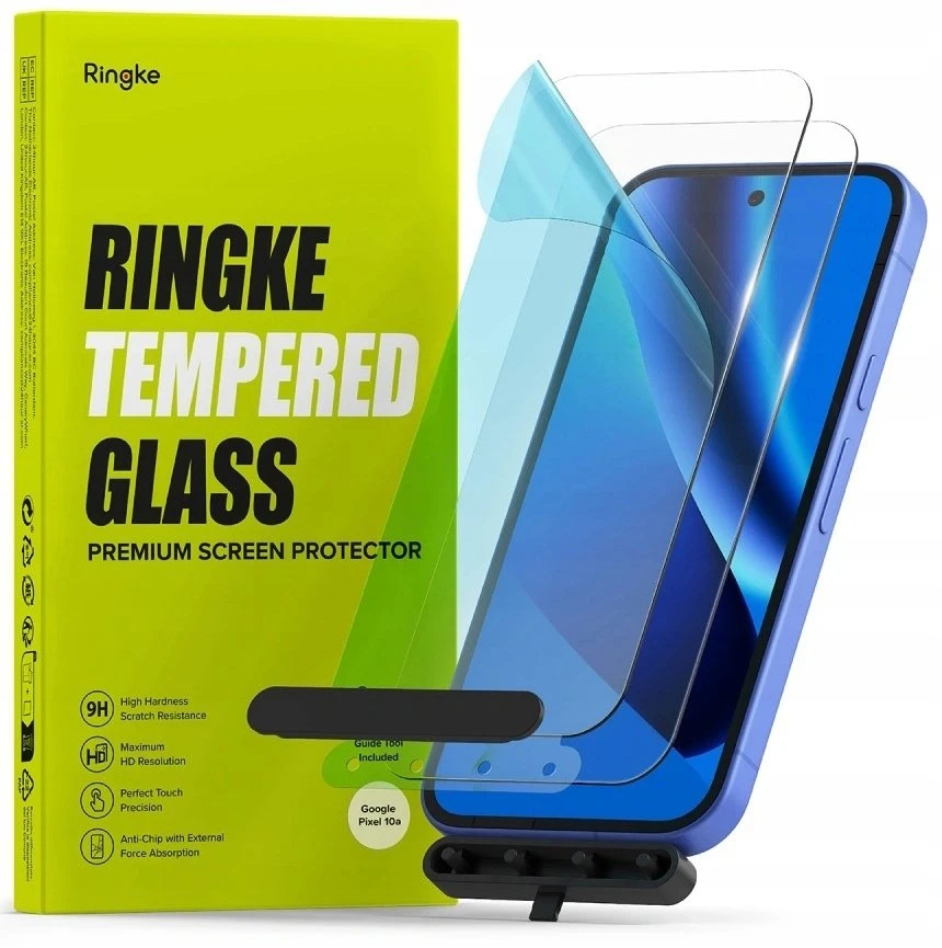 Apsauginis stiklas Ringke teMPERED Glass 2 vnt. Google Pixel 10A skaidrus