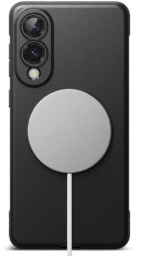 Ringke Onyx Magnetic Magsafe dėklas skirtas Samsung Galaxy S25 Edge – juodos spalvos