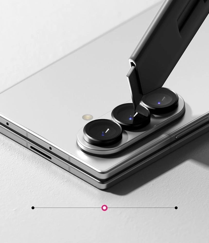 FOTOAPARATO APSAUGA RINGKE CAMERA FRAME 2-PACK Samsung Galaxy Z FOLD 7 / 8 ULTRA Juodas