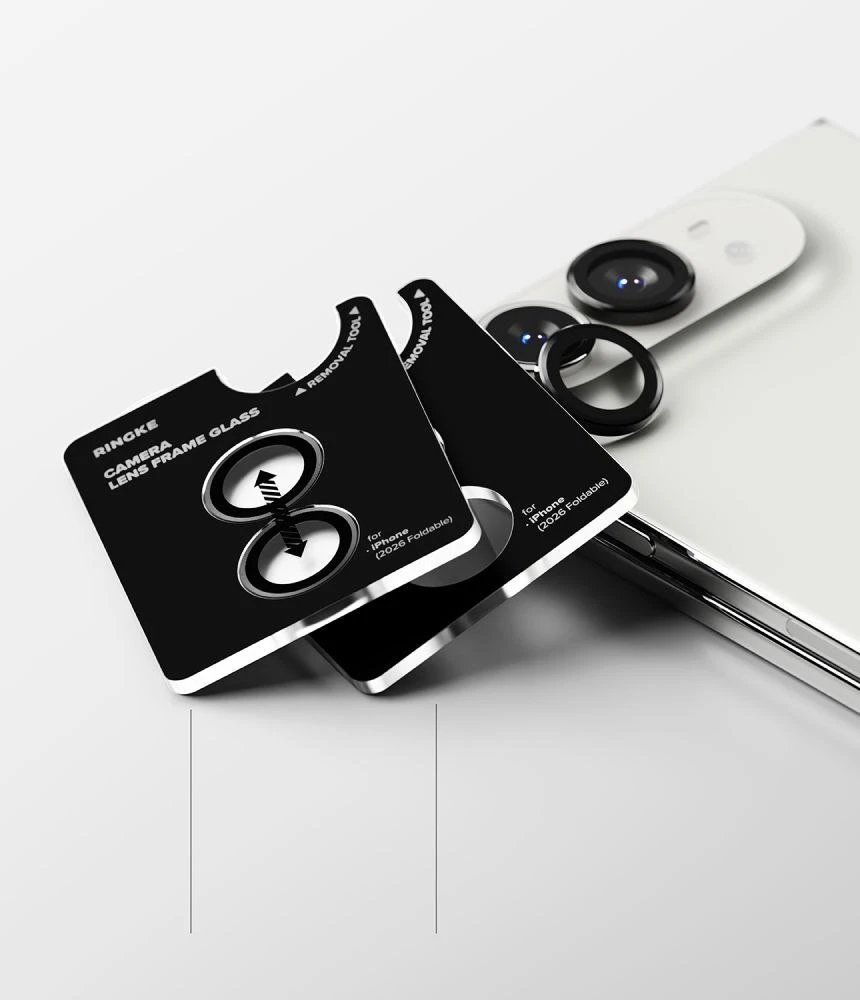 Ringke Osłona aparatu Camera Frame do Apple iPhone Duo Juodas [2 Pack] (RGK12086)