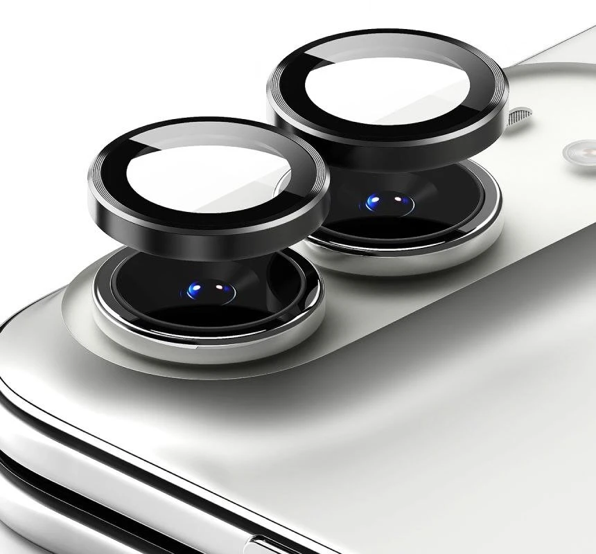 Ringke Osłona aparatu Camera Frame do Apple iPhone Duo Juodas [2 Pack] (RGK12086)