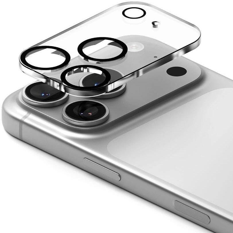 Ringke Camera Full Cover 2 vnt. grūdintas stiklas iPhone 18 Pro - Juodas
