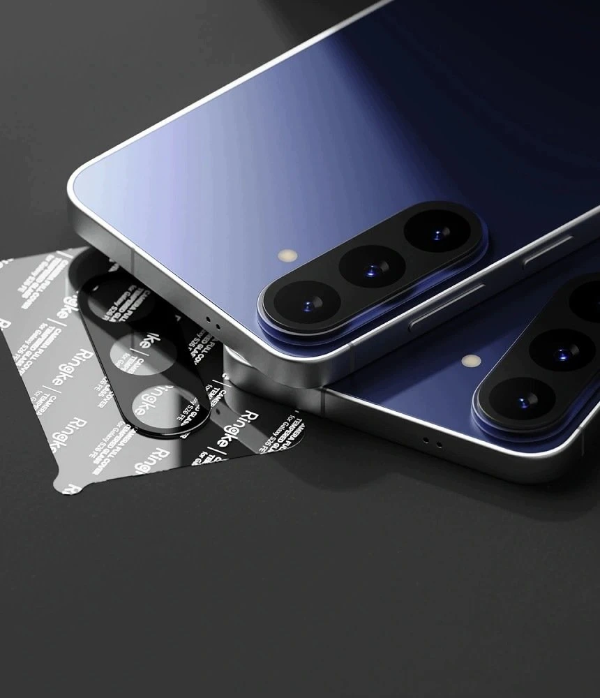 Ringke Camera Full Cover 2 vnt. Tempered Glass for Samsung Galaxy S26 FE - Juodas