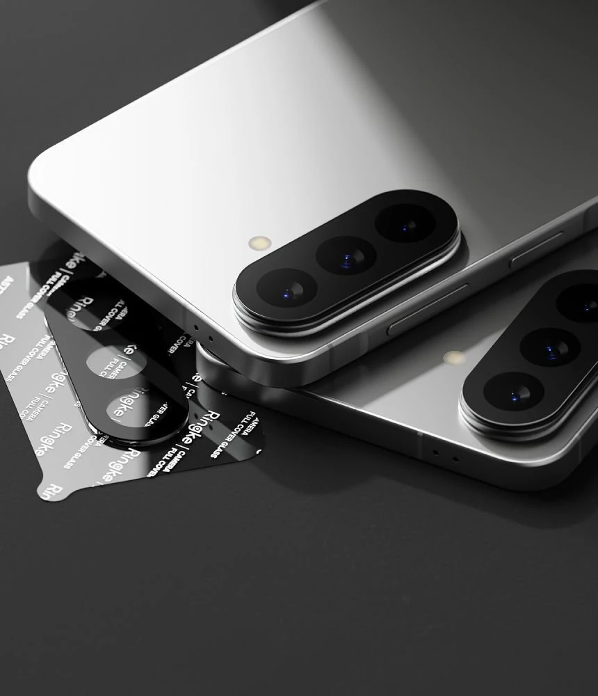 Telefono kameros apsauga Ringke Camera full cover 2 vnt. Samsung Galaxy A37 / A57 5G juodos spalvos