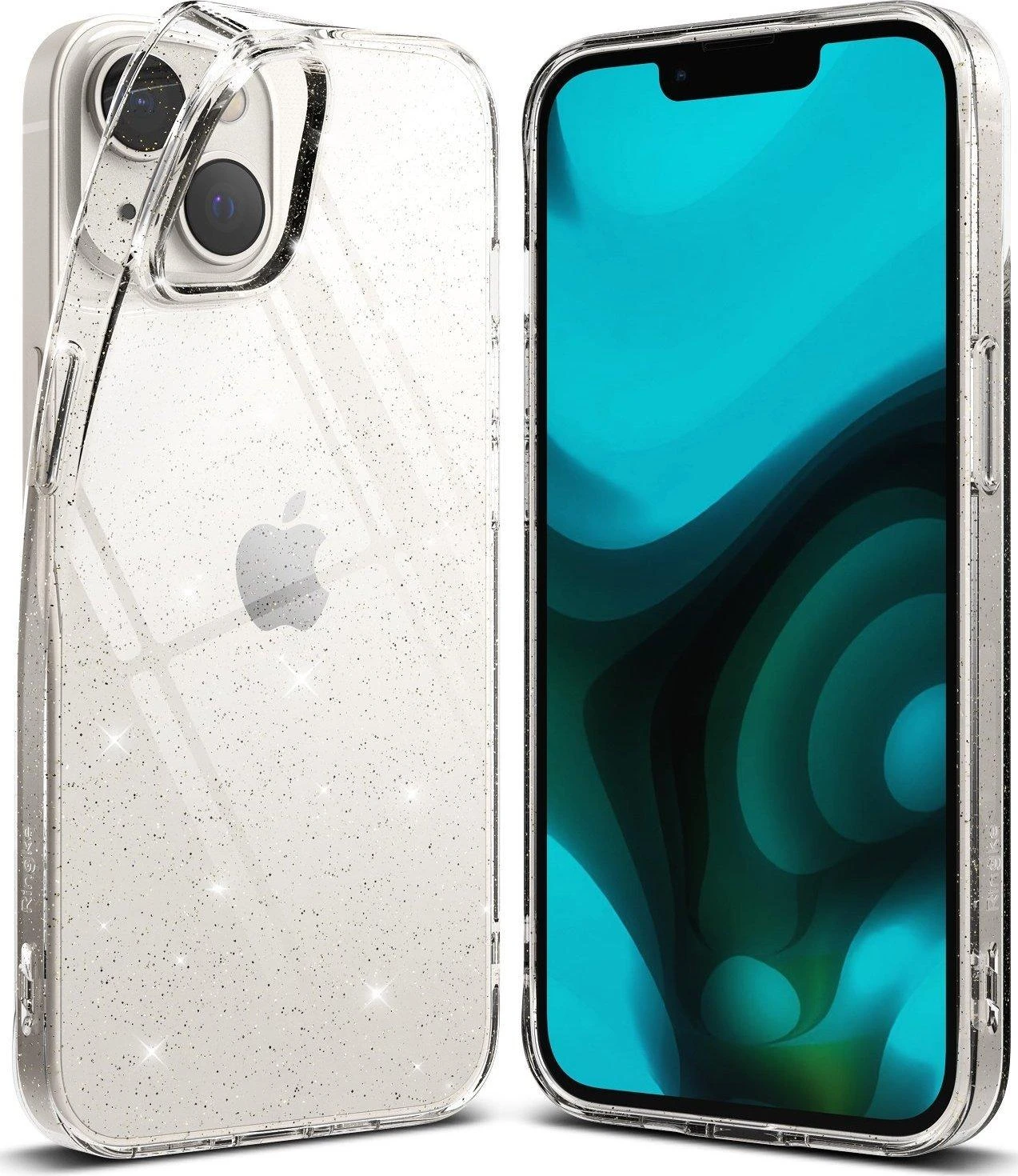 „Ringke“ iPhone 14 dėklas, blizgus, skaidrus, su oro filtru