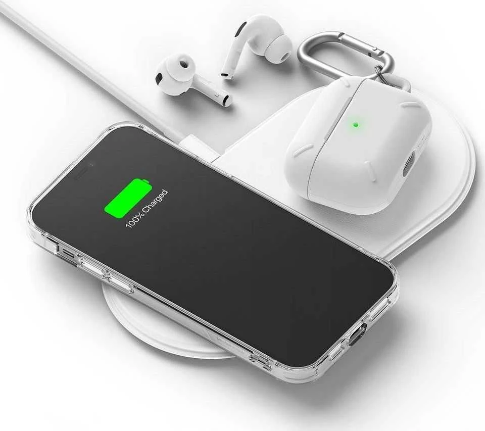Ringke Fusion Design PC TPU Bumper iPhone 12 Pro Max dėklas telefonui rožinės ir žalios spalvos (GNAP0028)