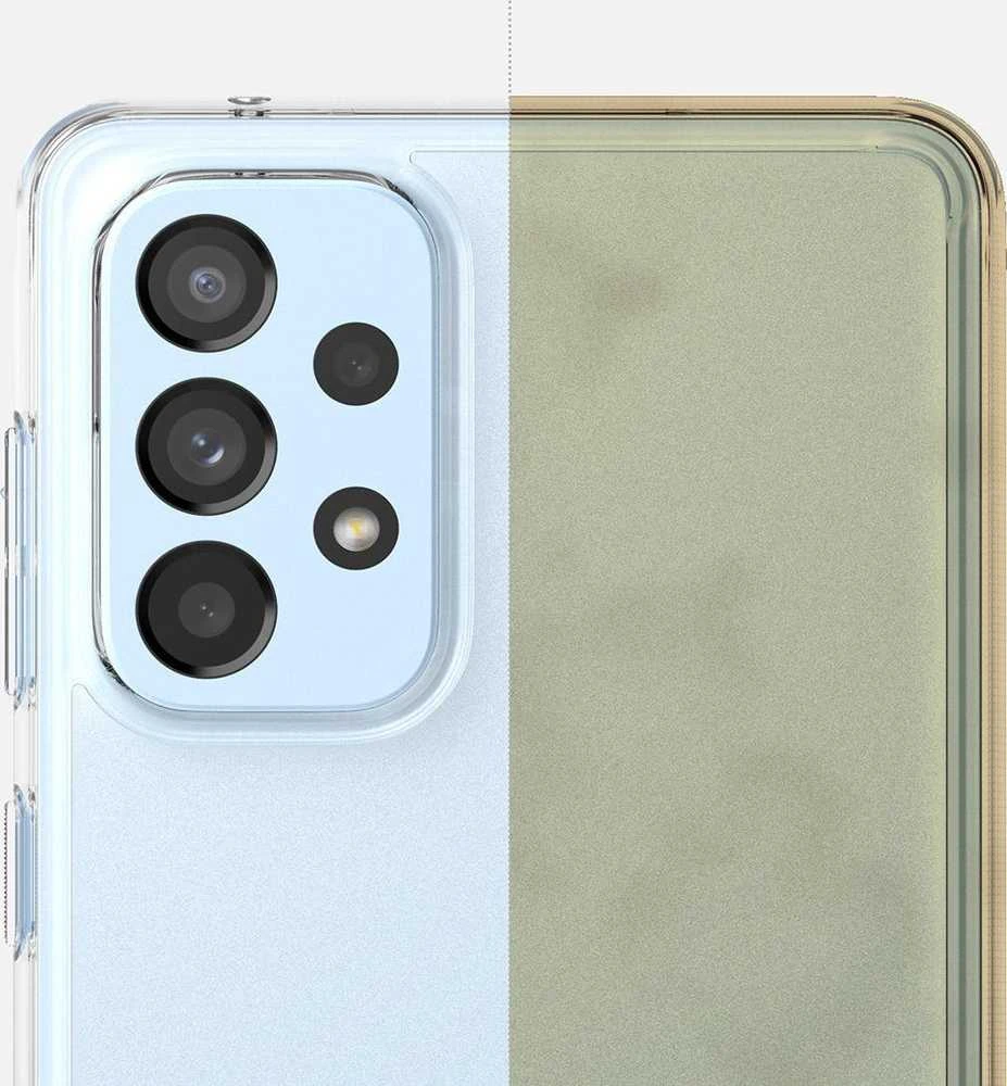 Dėklas Ringke Fusion Matte permatomas Samsung Galaxy A73 gelio rėmelis