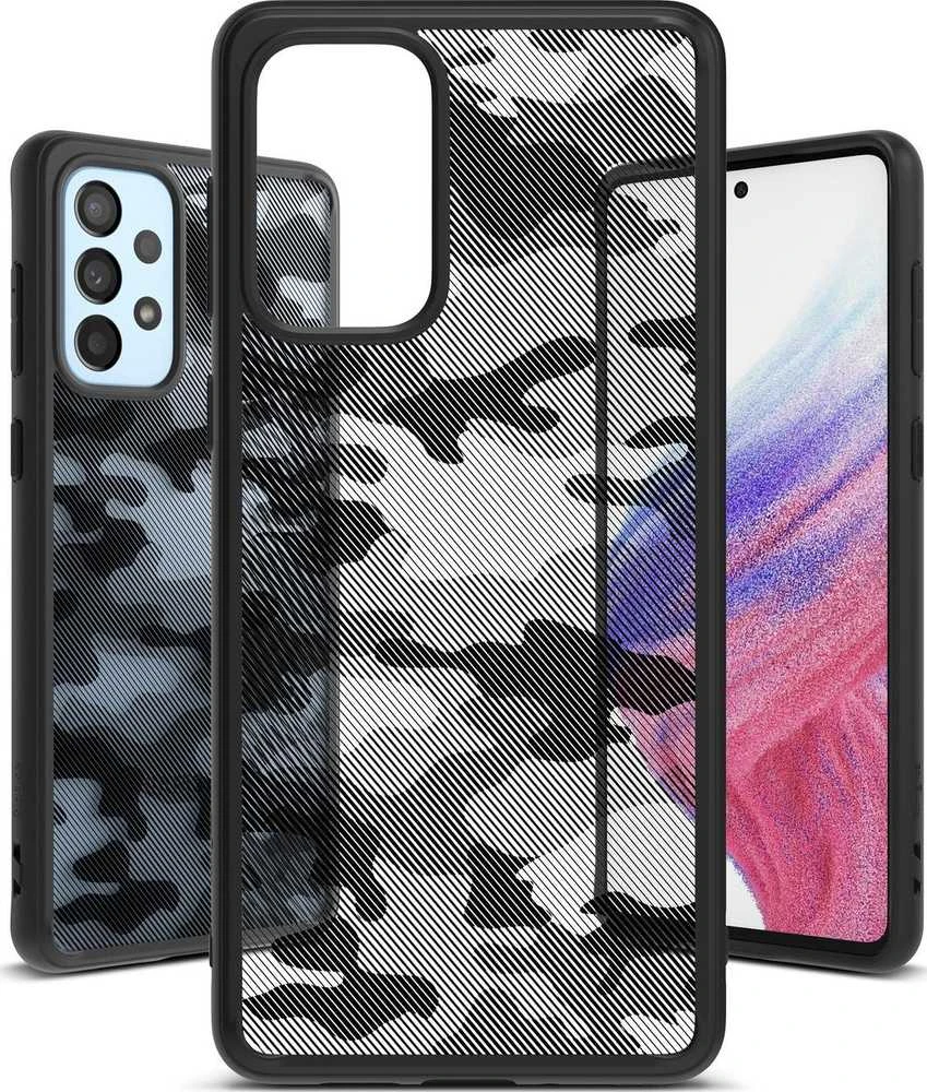 Ringke Fusion Matte frame Samsung Galaxy A73 dėklas telefonui juodos spalvos
