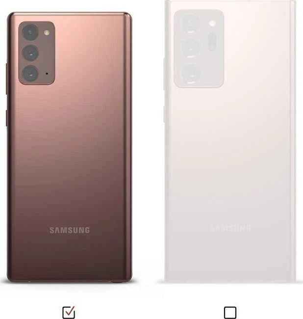 „Ringke Fusion“ kompiuterio dėklas su TPU buferiu, skirtas „Samsung Galaxy Note 20“ skaidriam (FSSG0080)